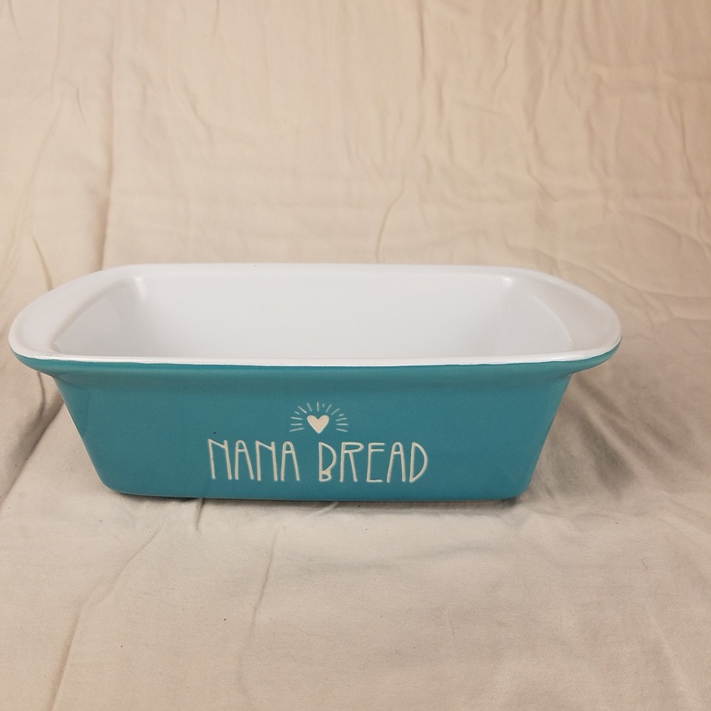 Personalization Mall Loaf Pan‎ Unisex OS Turquoise Nana Bread Heart cottagecore